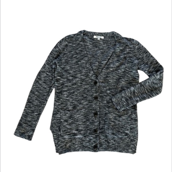 Madewell size XS gray button front cardigan sweater - Picture 1 of 7
